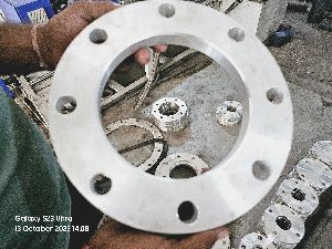 Polished Aluminium Forging Flange, Color : Silver