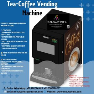 Fully Automatic Stainless Steel Tea Coffee Machines