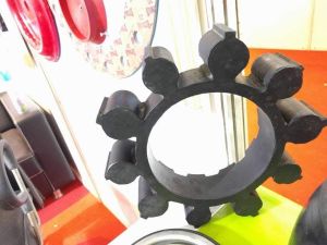 Powder Coated Rubber Couplings, Color : Black