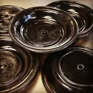 Plain Rubber Diaphragm, Color : Black