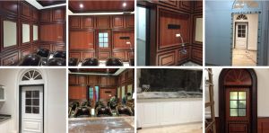 Polished Teak Wood Door, Color : Light Brown, Brown Multisize