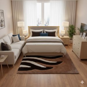 High-quality Wool Silk Blend Luxury Carpets Elegant Sophisticated