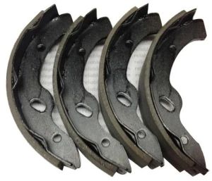 Mild Steel Car Brake Shoe, Color : Black