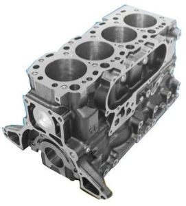 Mild Steel Engine Cylinder Block, Color : Silver