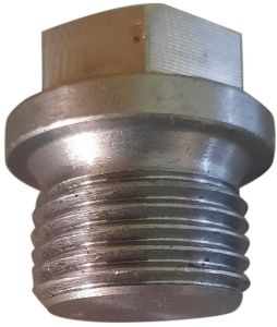 Polished Mild Steel Oil Drain Bolt, Color : Silver