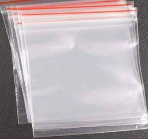 PLastic Zip Lock Bags, Color : White for Shopping
