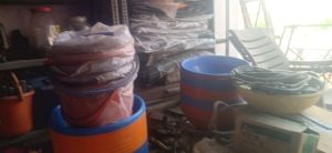 Plain Polished Plastic Pails, Color : Multicolor