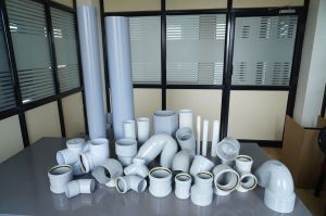 Polished pvc pipe fittings, Color : White for Industrial