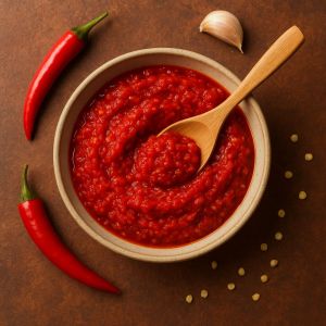 Thick Texture No Artificial Colors Natural Red Chilli Paste