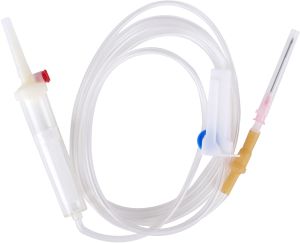 Plastic Blood Transfusion Set, Color : Transparent, Silver