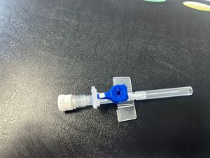 Plastic Stainless Steel IV Cannula, Color : Transparent Silver