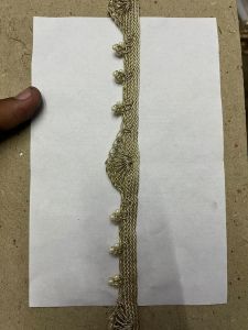 Nylon Plain Moti Lace, Color : PALER, Length : 2inch