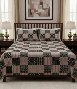 Glaced Cotton Bed Sheet Flat