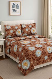 Glaced Cotton Fitted Bedsheet