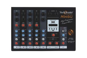 Studiomaster Mini 6U Mixer (Bluetooth and USB)