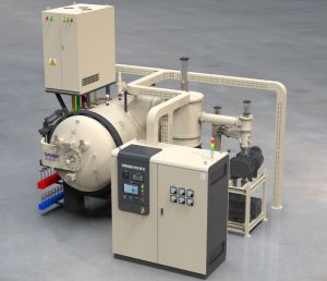 Automatic Vacuum Heat Treatment Furnace, Color : Creamy