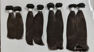 Remy Human Hair, Color : Black, Brownish, Grey Curly