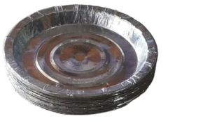 Plate Silver 7 Inch Disposable Paper Plate