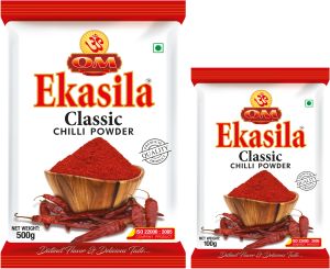 Om Ekasila Classic Red Chilli Powder 500 Gram