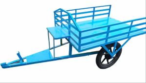 Sky Blue Power Tiller Trolley