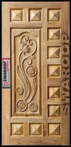 3d Wooden Door, Color : Brown for Home, Kitchen, Office, Cabin