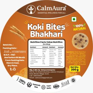 Koki Bites Bhakhari &AMP;ndash; Crispy Protein-Rich Whole Wheat Snack