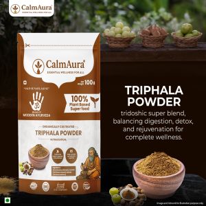 Triphala Powder (Amla • Haritaki • Baheda) – Natural Digestive & Detox Formula