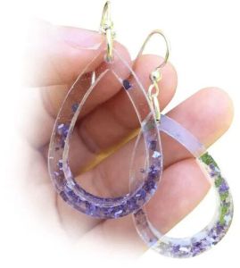 Glossy Resin Earrings