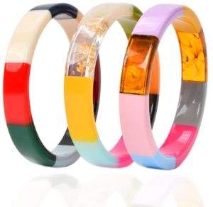 Resin Bangles, Shape : Round