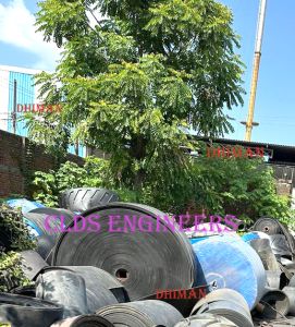 Rubber Belt Conveyor, Brand Name : Dhiman for Moving Goods