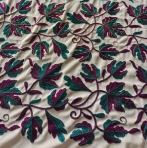 Silk Crewel Fabric