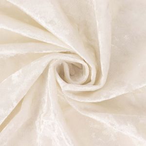 Cream Rich Plush 99999 GSM Velvet Fabric