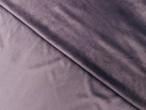 Dcpl Velvet Creation Grey Lilac Soft Stripes Corduroy Fabric 44-58