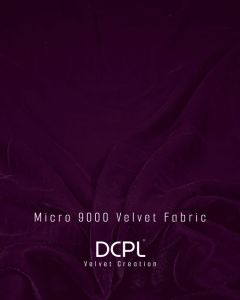 Purple Soft Plush 9000 GSM Micro Velvet Fabric
