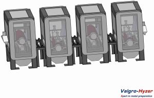 Valgro Wet Brushing Hot Tempered Strip Machine