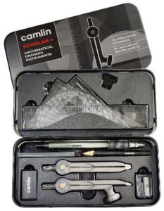 Polished Metal Printed Camel Geometry Box, Shape : Rectangular