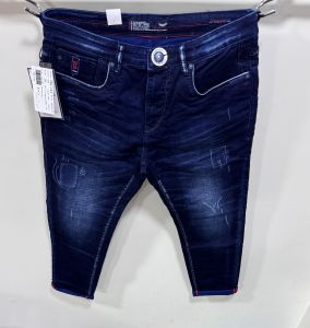 Mens Denim Jeans, Fit Type : Regular, Closure Type : Zipper