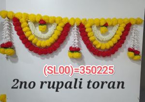 Rupali No. 2 Door Toran, Color : Multicolor Standard