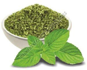 Light Green Organic Mint Leaves Powder, For Medicines Products, Style : Dried