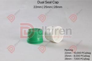 Plastic Dual Seal Cap, Color : Multi Color, Brand Name : Dhiren