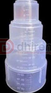 Transparent Plastic Measuring Cap 25 To 150mm, Brand Name : Dhiren
