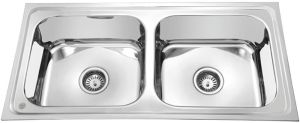 Eco Double Bowl Kitchen Sink With Folded EDGE
