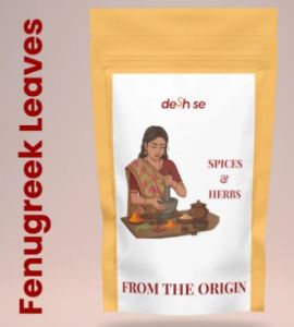 Wrinkled Fenugreek Leaves for Indian Cooking, Biryani, Curries