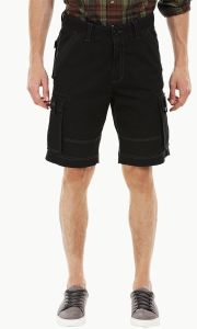 Mens Black Cargo Summer Shorts