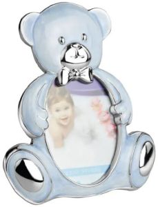 Teddy Bear Photo Frame Blue