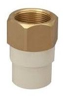 CPVC Brass Threaded Hexa Female Adapter