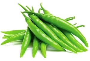 Fresh Green Chilli, Shape : Long Narrow