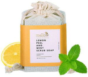 Lemon Peel And Mint Body Scrub Soap