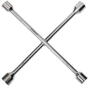 Carbon Steel Cross Wheel Spanner E-2014 Standard