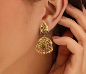 Anvita Antique Gold Earring